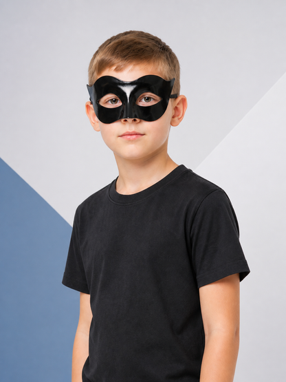 Black Cat Carnival Mask for Halloween and Cosplay Costume Masks detail