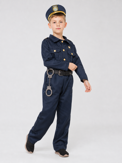 Kids' Police Costume for Cosplay and Parties