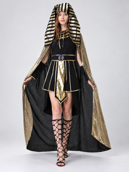 Egyptian Carnival Costume with Gold-Tone Trim Costumes detail