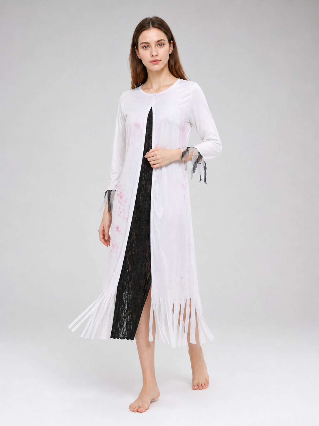 Ghost Costume with Veil for Halloween