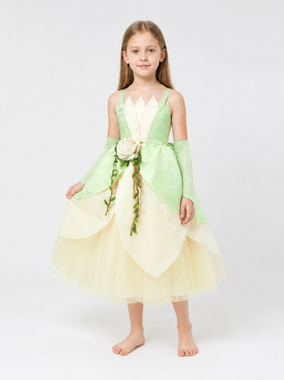 Mint Princess Costume Dress for Halloween and Cosplay Costume Dresses detail