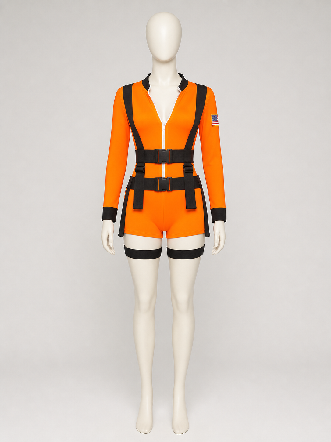 Astronaut Romper with Straps and Patches