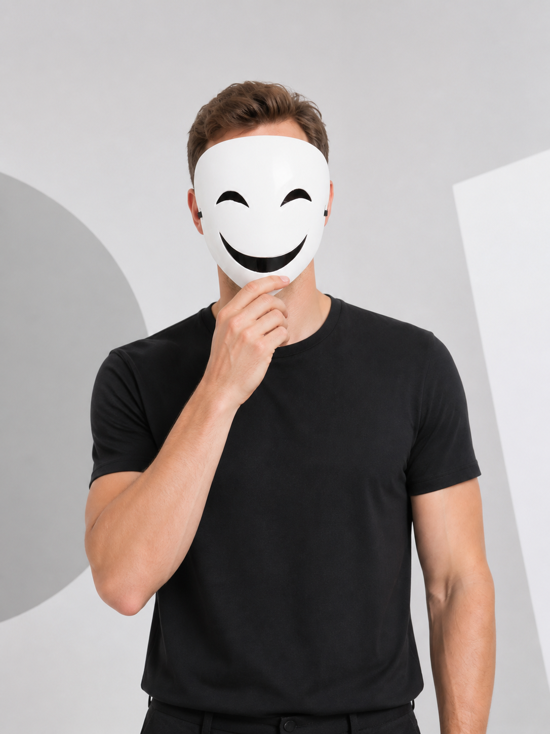 White Carnival Mask for Halloween and Cosplay