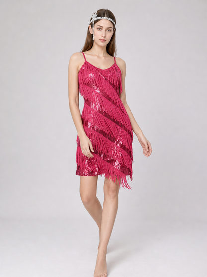 1920s-Style Fringe Dress Set
