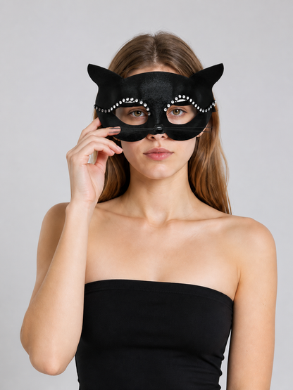 Halloween Carnival Cat Headpiece Costume Headwear detail