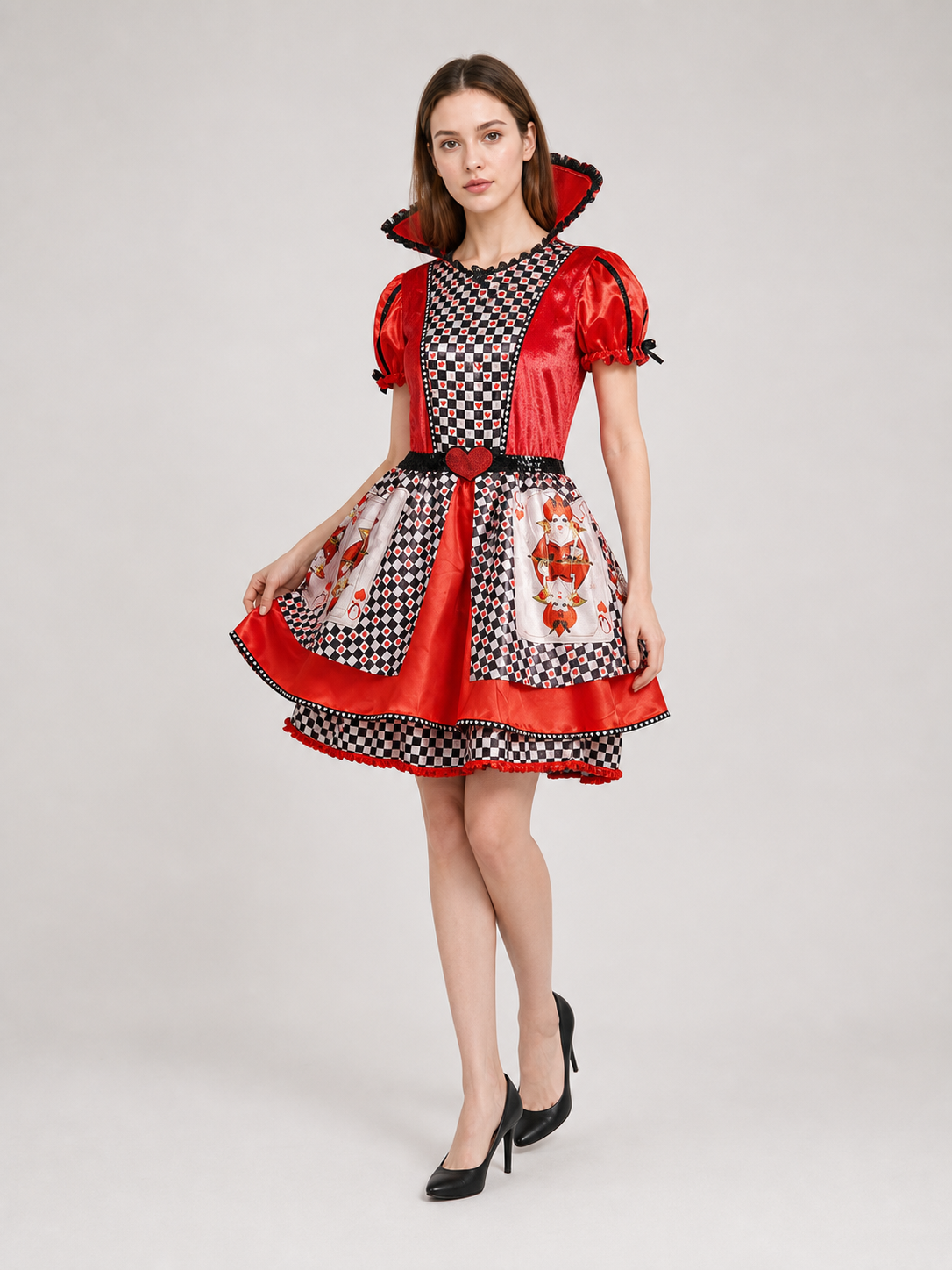 Theatrical Dress in a Card Suit Style