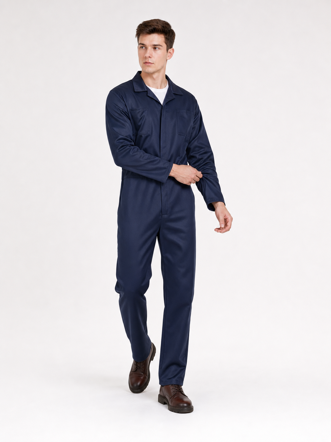 Adult Blue Costume Jumpsuit with Knives