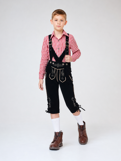 Carnival costume: plaid shirt and pants