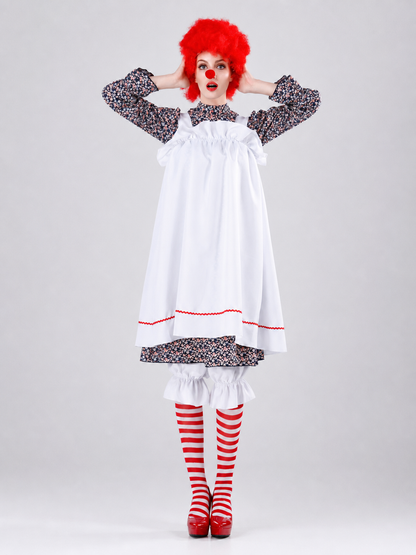 Circus-Style Clown Carnival Costume