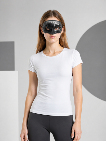 Black Carnival Mask for Halloween and Cosplay Costume Masks detail