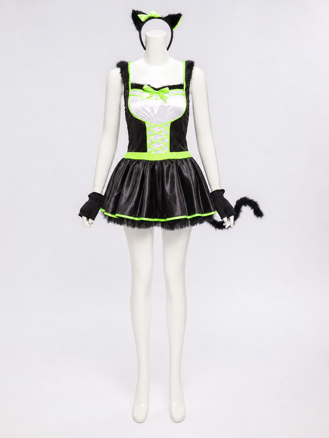 Cat Cosplay Costume with Ears and Tail