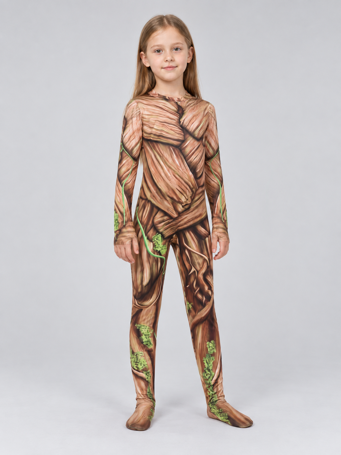 beige groot_tree_person_cosplay_jumpsuit product image 3