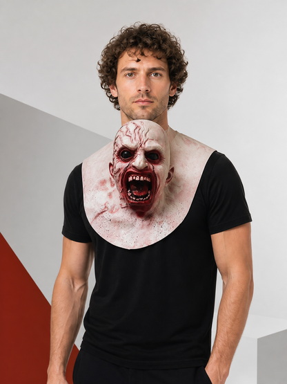 Halloween Zombie Mask with Red Blood Marks Costume Masks detail