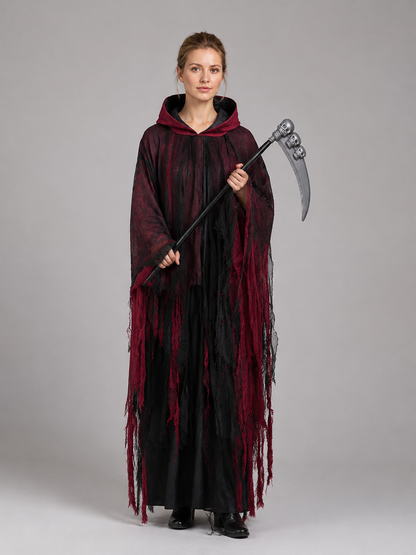 Hooded Costume with Decorative Scythe