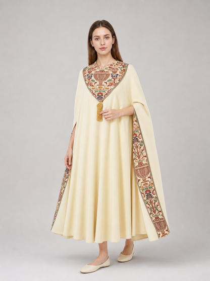 Medieval Fringed Cape for Cosplay