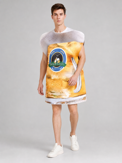 Beer Mug Costume for Halloween and Parties
