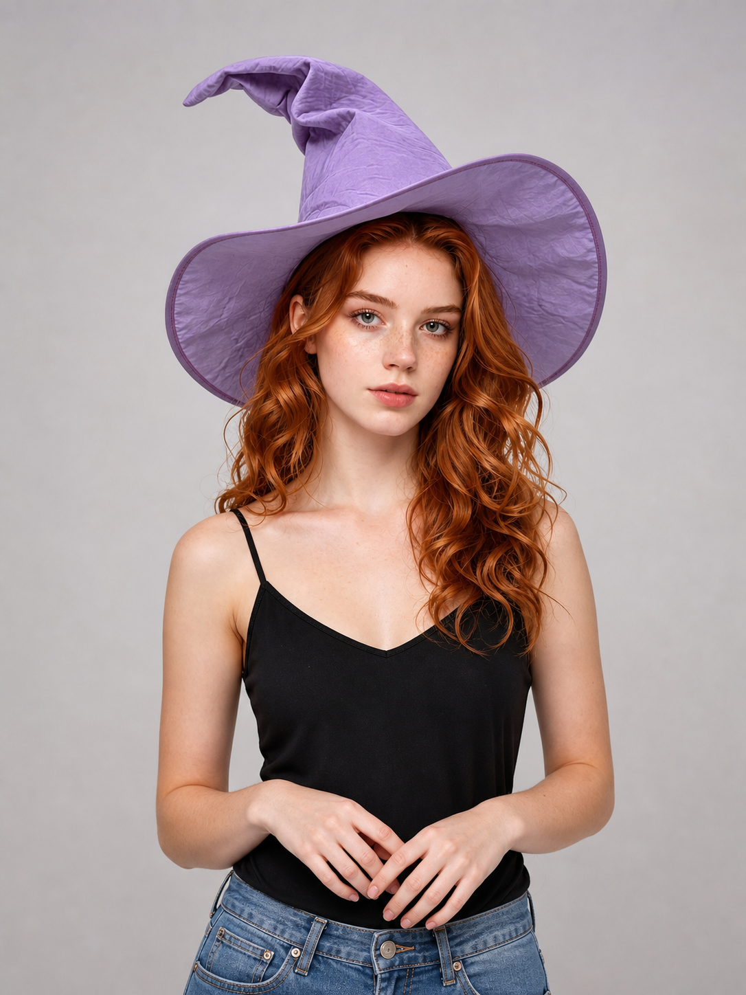 Light Purple Carnival Witch Hat