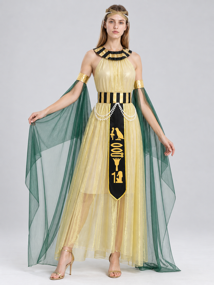 black egyptian_themed_carnival_costume_dress_cape_accessories product image 3