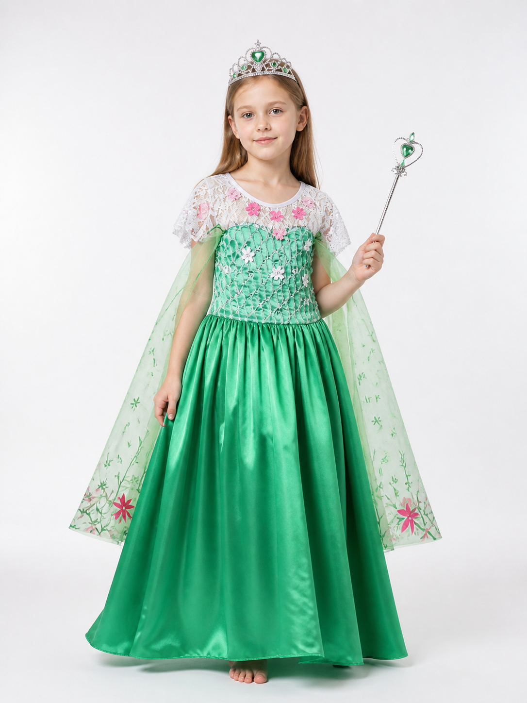 Green Princess Halloween Costume for Girls