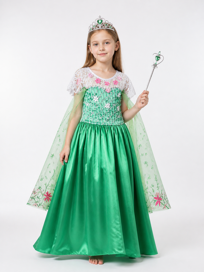 Green Princess Halloween Costume for Girls
