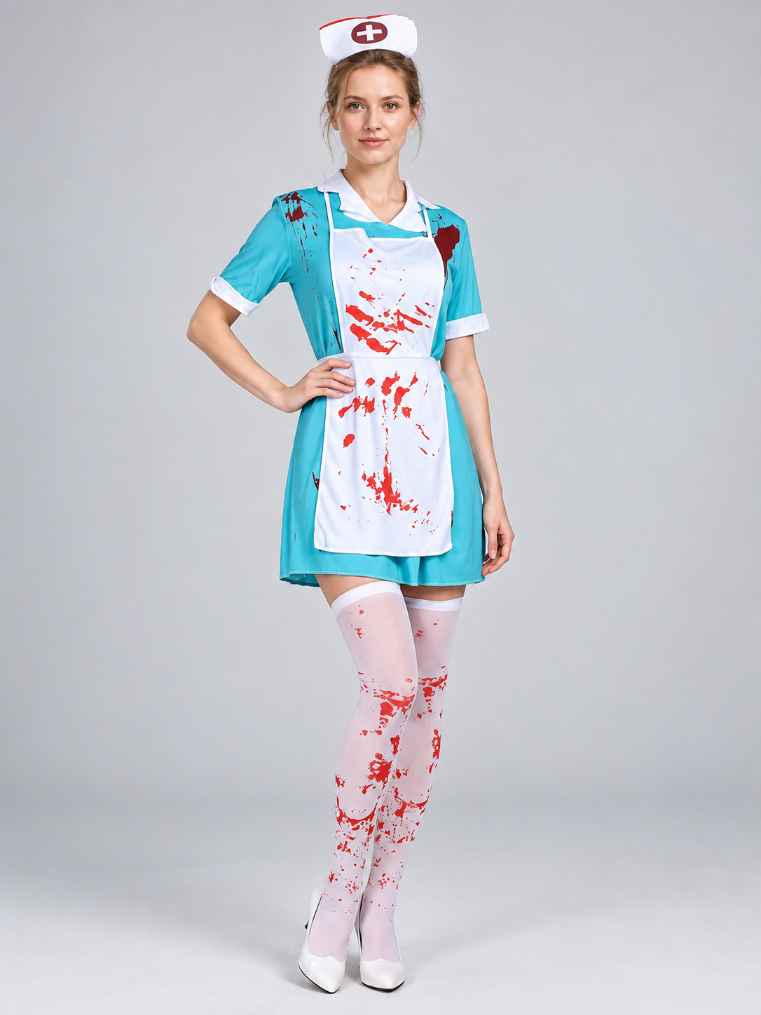 Nurse Costume: Dress and Apron