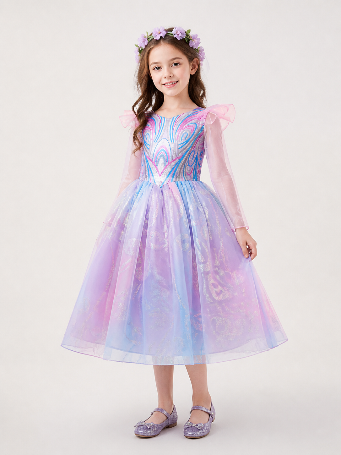 Purple Princess Costume for Halloween Costumes detail