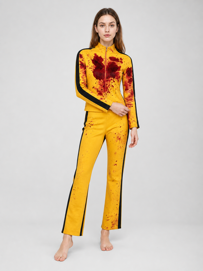 Yellow Kill Bill Cosplay Costume Set