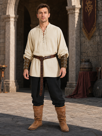 Medieval Viking Costume for Halloween Cosplay Costumes detail
