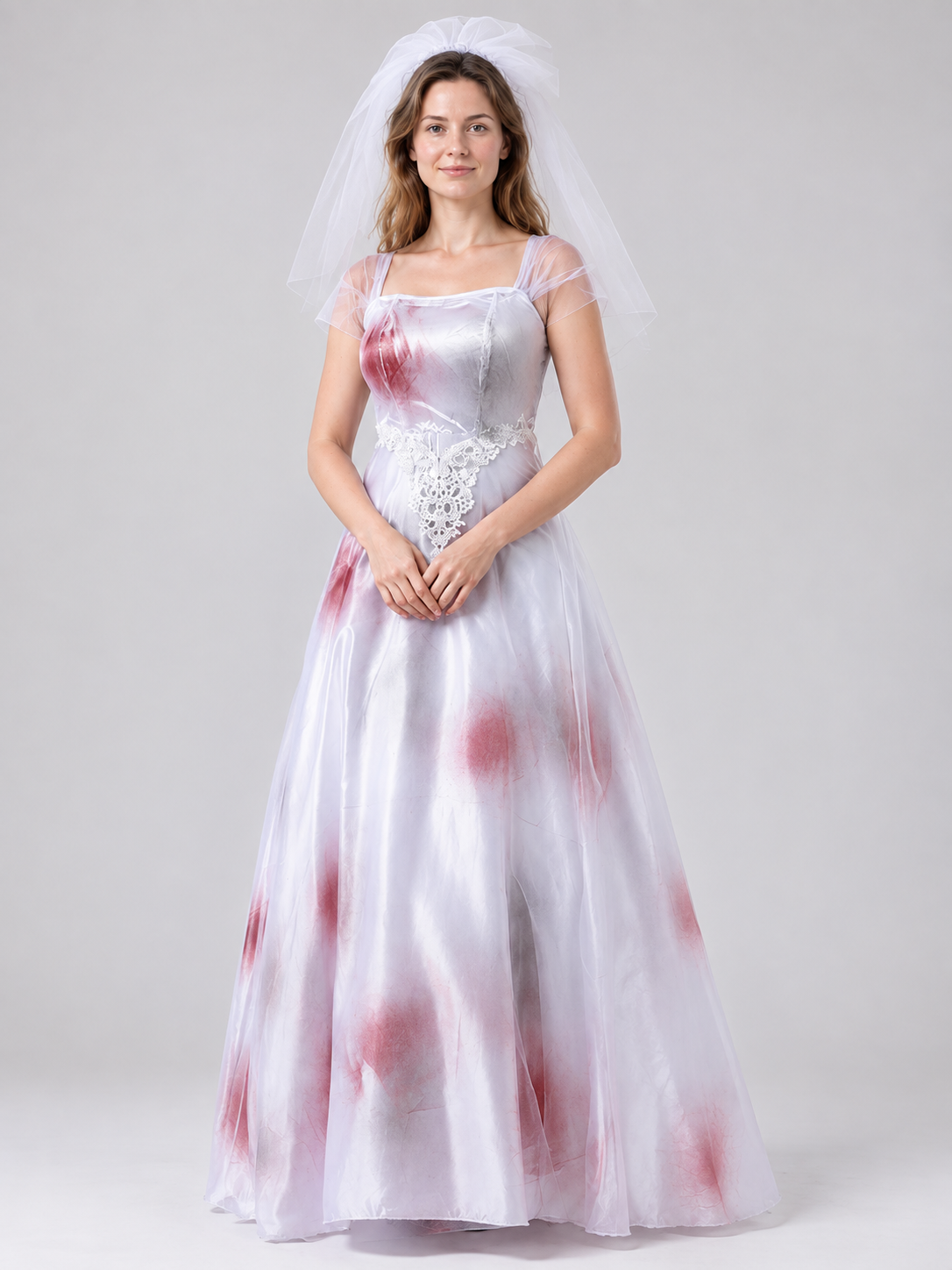 Vampire Bride Costume with Veil
