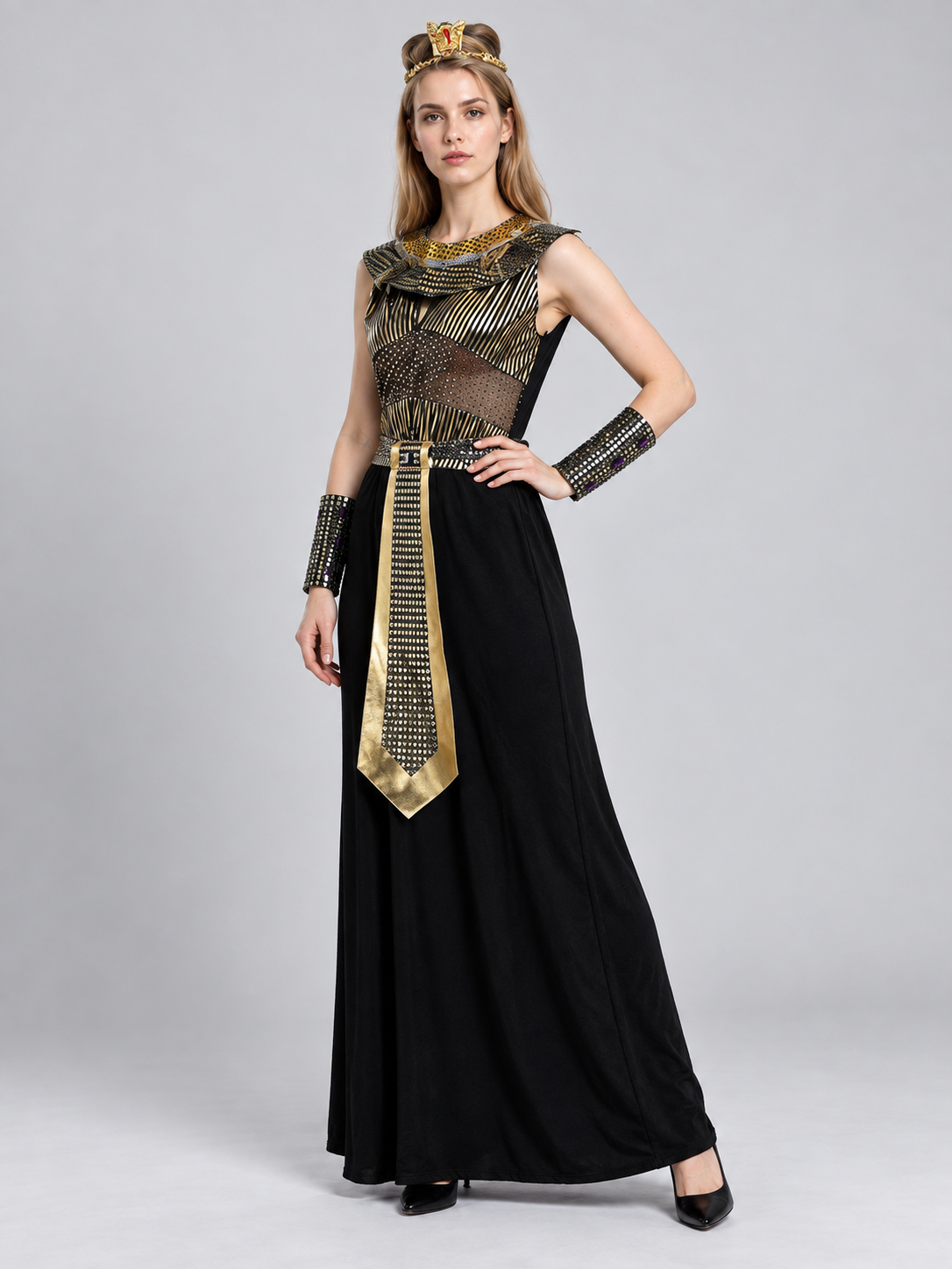 Egyptian Queen Costume with Headpiece Costume Headwear detail