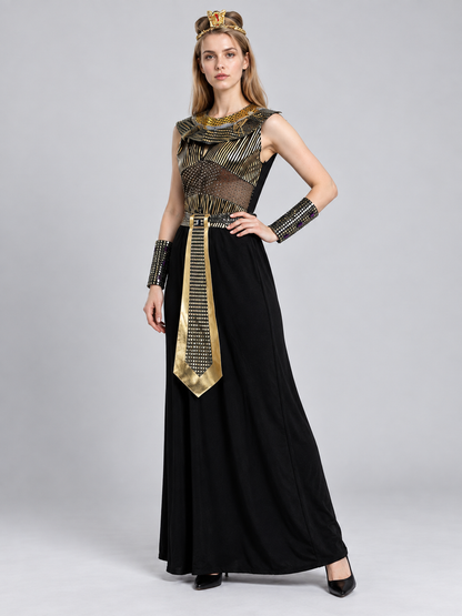 Egyptian Queen Costume with Headpiece Costume Headwear detail