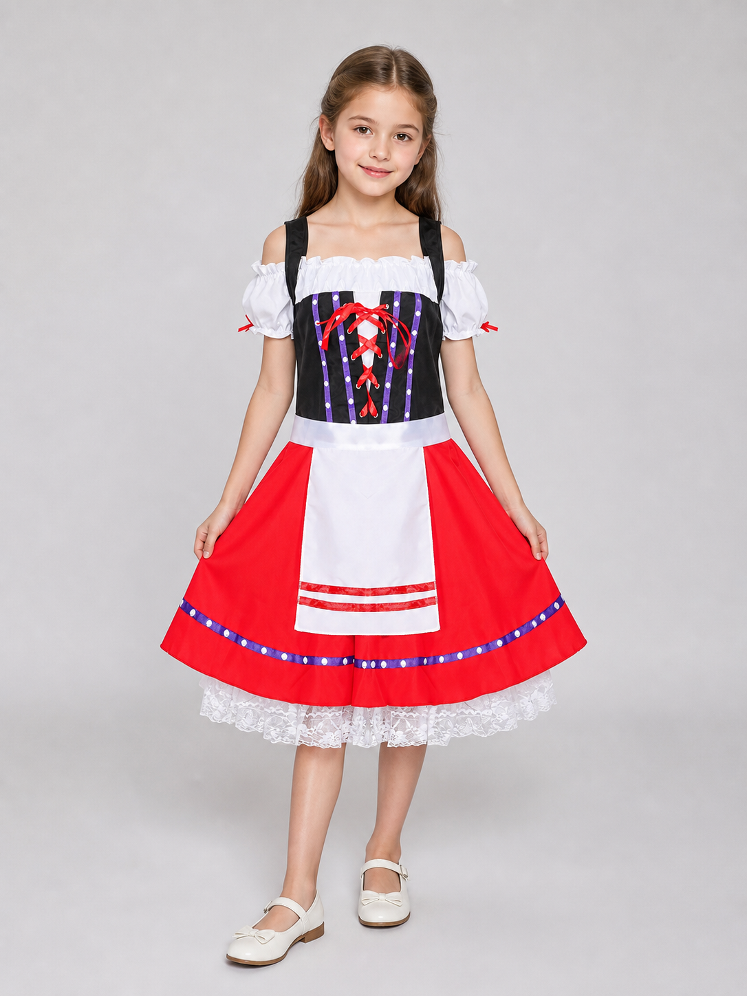 Bavarian-Style Oktoberfest Cosplay Dress
