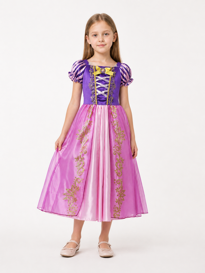 Princess Costume Dress for Halloween and Cosplay on-model front view