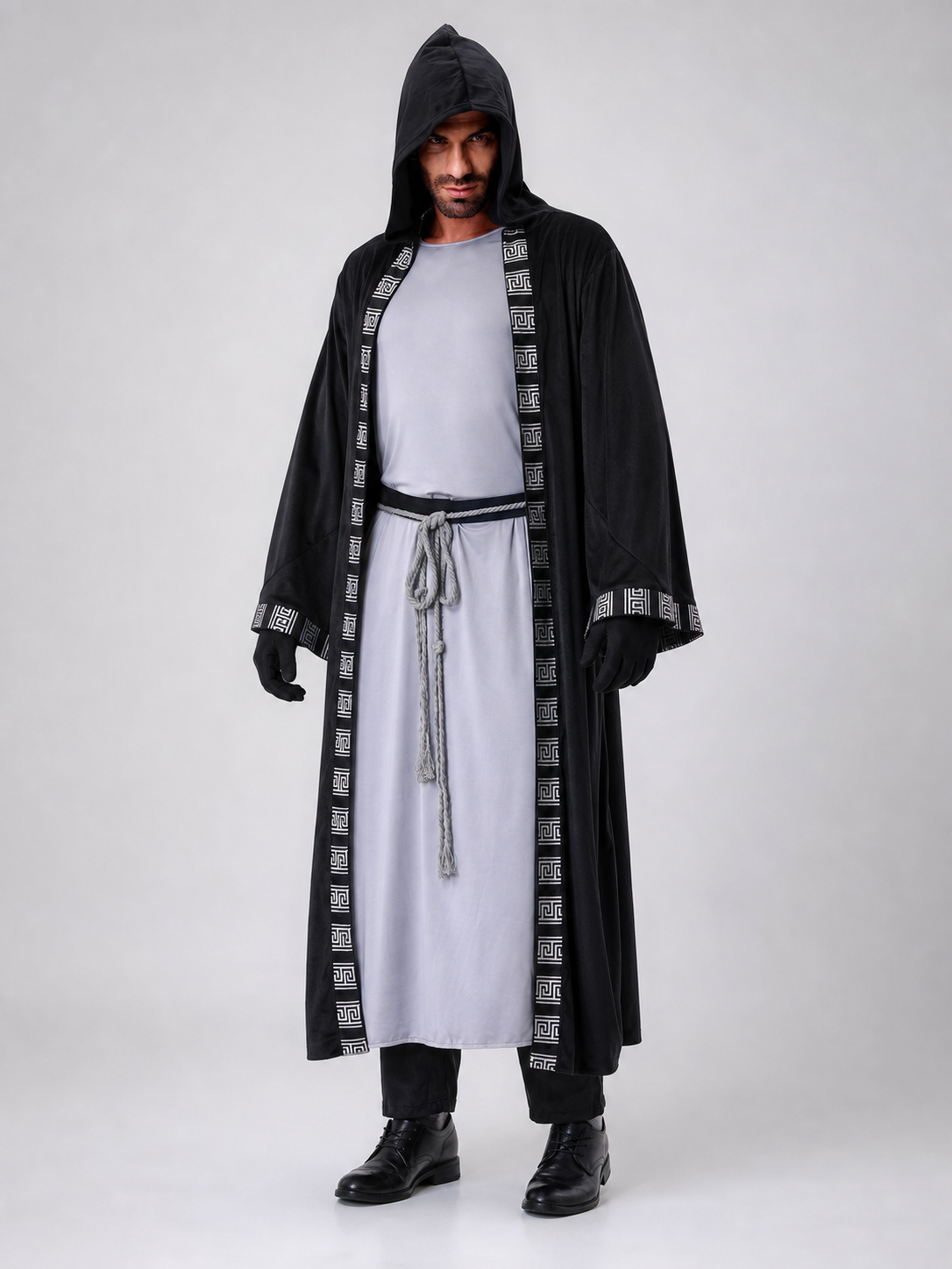 Cosplay costume: long hooded robe