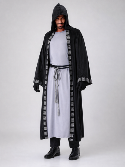 Cosplay costume: long hooded robe