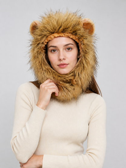 Halloween Carnival Headpiece with Lion’s Mane product detail