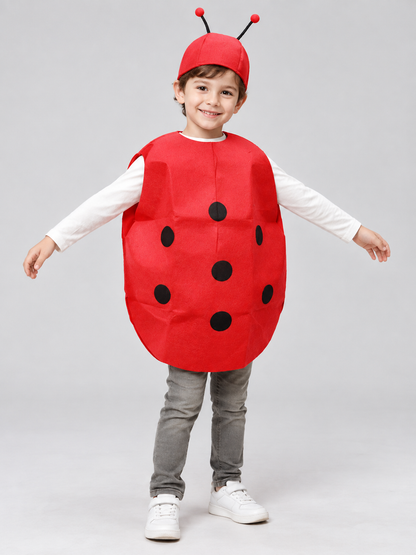 Kids' Ladybug Carnival Costume with Headpiece