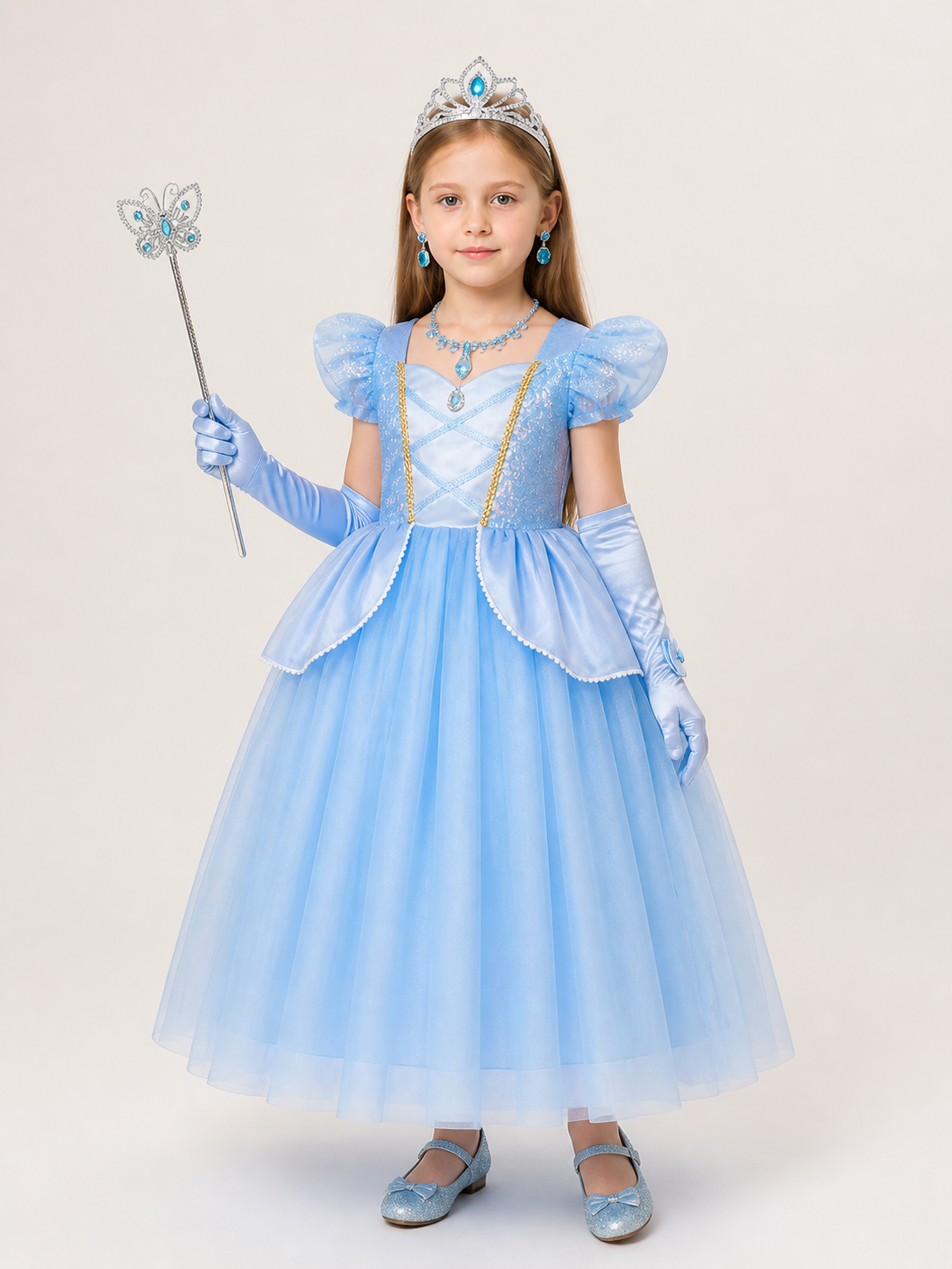 Blue Princess Costume for Halloween