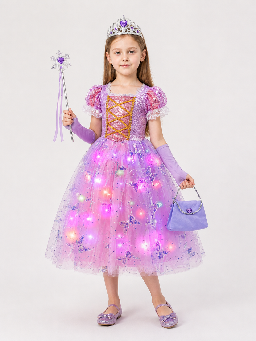 Light-Up Princess Costume for Halloween Costumes detail
