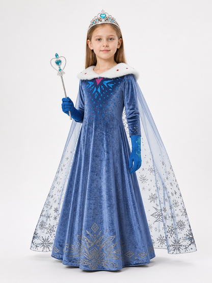 Snow Queen Costume for Halloween and Cosplay Costumes detail