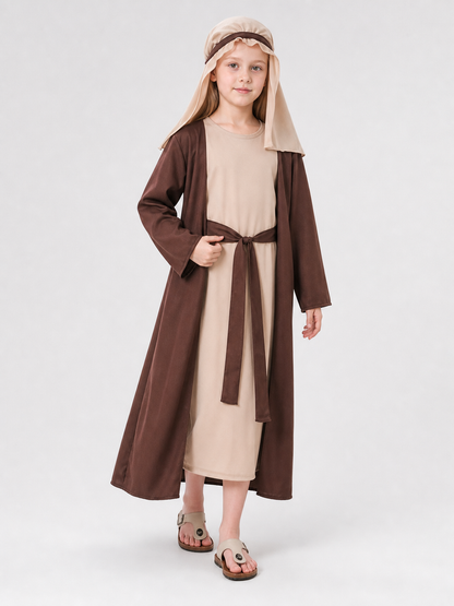 Biblical Elder Costume with Robe and Beard