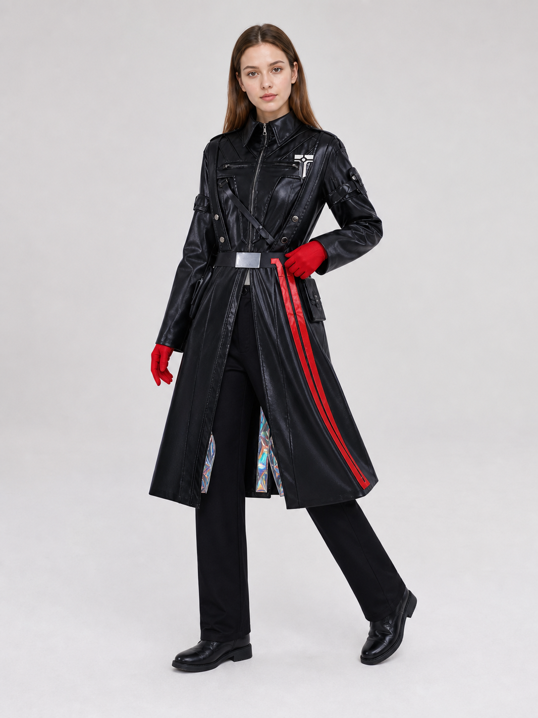 Gehros Cosplay Costume: Long Coat, Pants