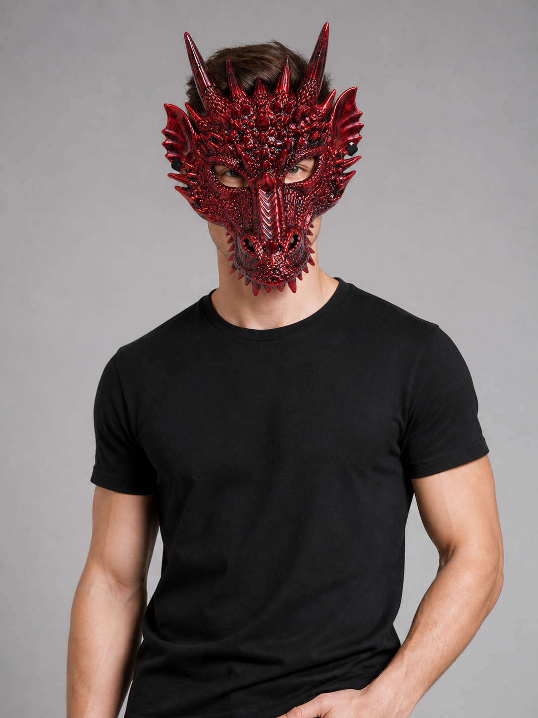 Halloween Dragon Carnival Headpiece Costume Headwear detail