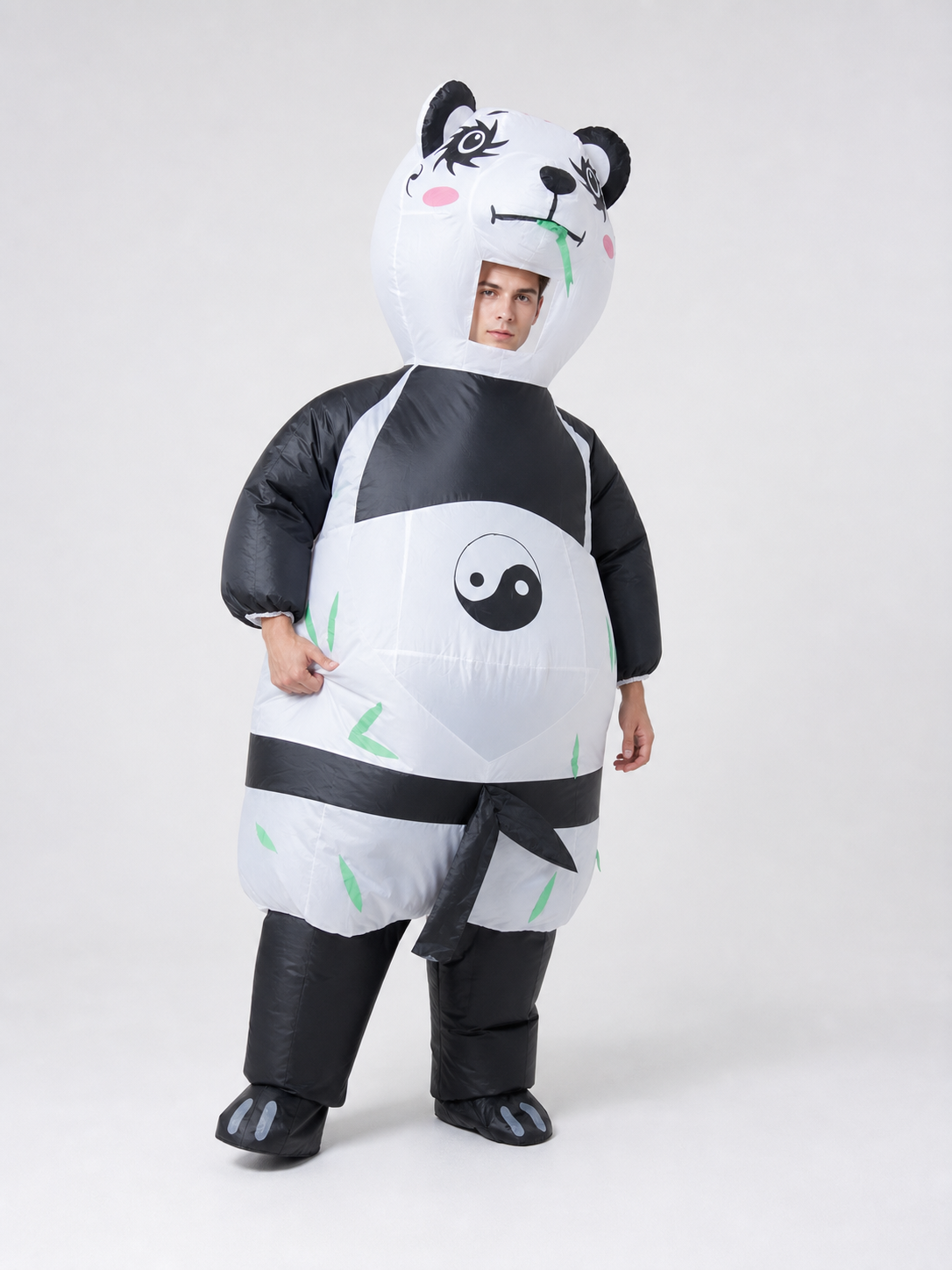 Inflatable panda costume for parties and performances