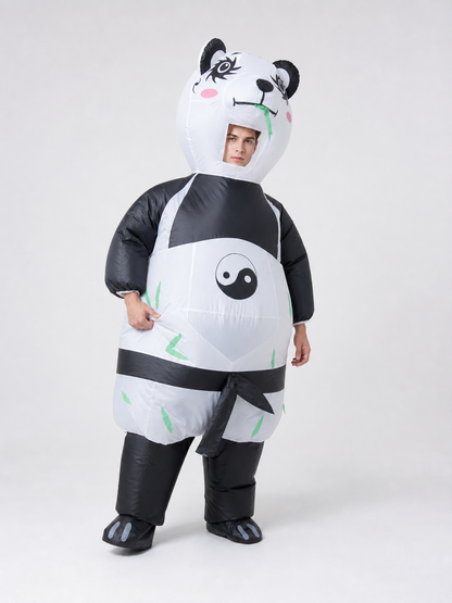 Inflatable panda costume for parties and performances