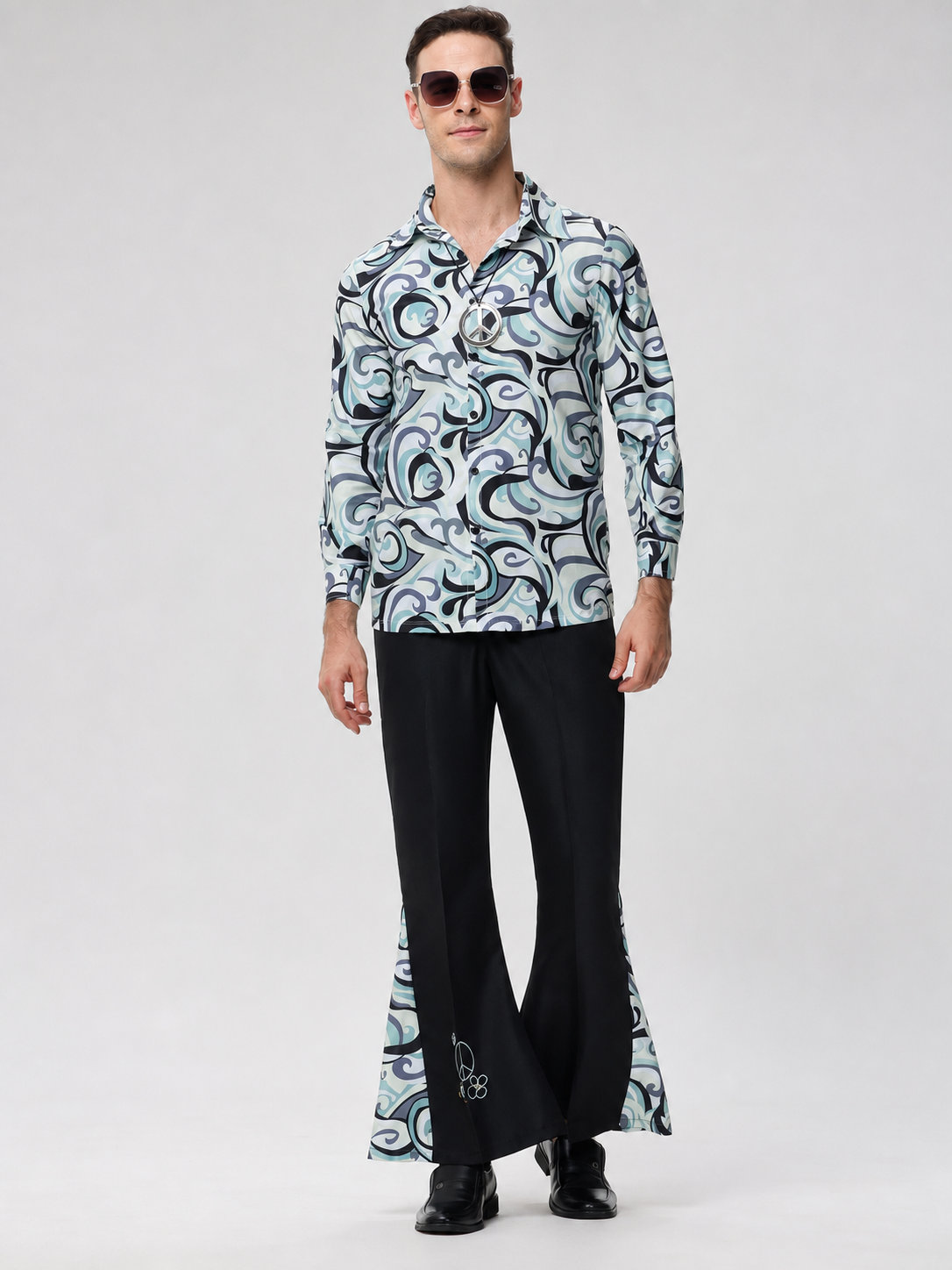 Retro Stage Costume: Shirt and Flared Pants