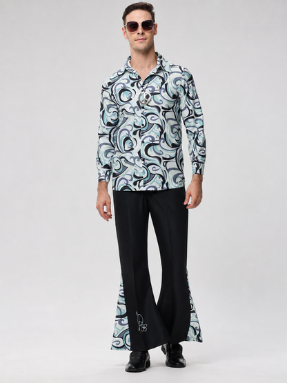 Retro Stage Costume: Shirt and Flared Pants