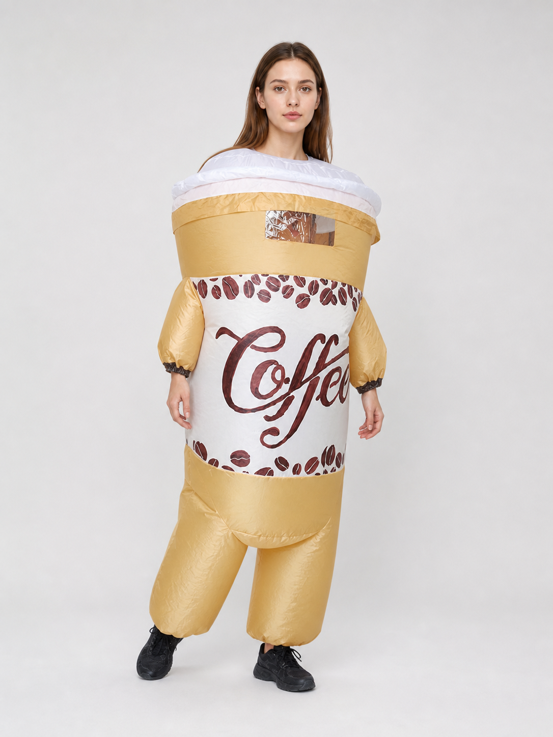 Brown Coffee Cup Carnival Costume