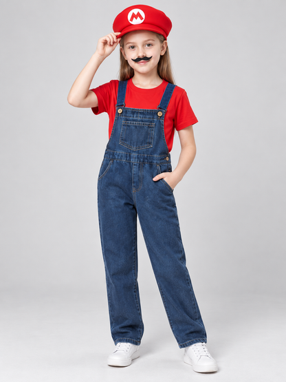 Children’s Mario Costume with Cap and Mustache product detail