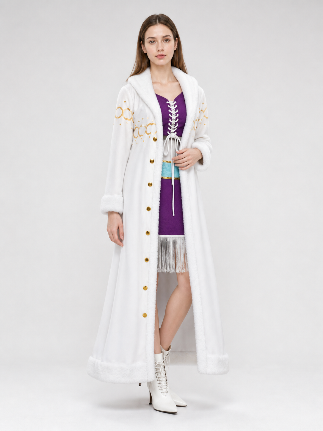 White long coat for Star Wars cosplay